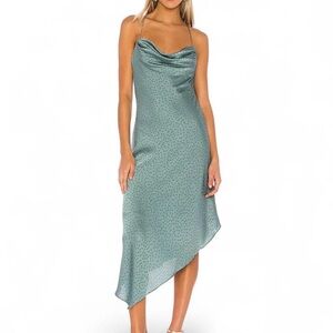 Lovers + Friends Waldo Maxi Dress In Pacific Blue Size Small Excellent Color